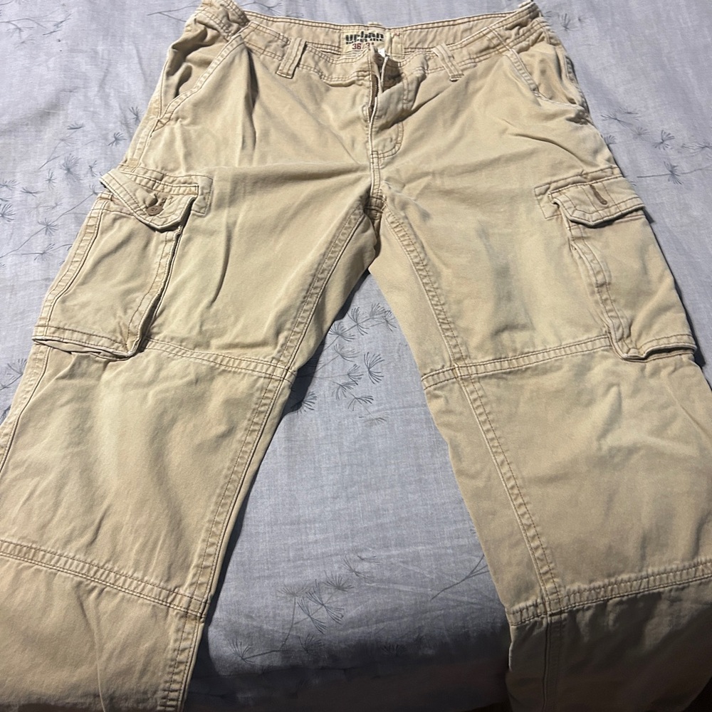 Urban Pipeline Beige Cargo Pants